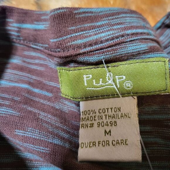 Pulp women ling sleeve henley multiple colors tee t-shirt M - Picture 5 of 5